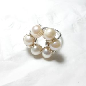 Sterling Silver Pearl Ring